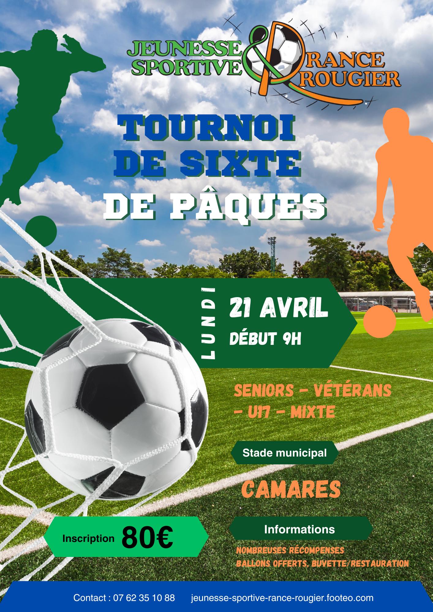 Flyer Tournoi sixte Pâques 2025