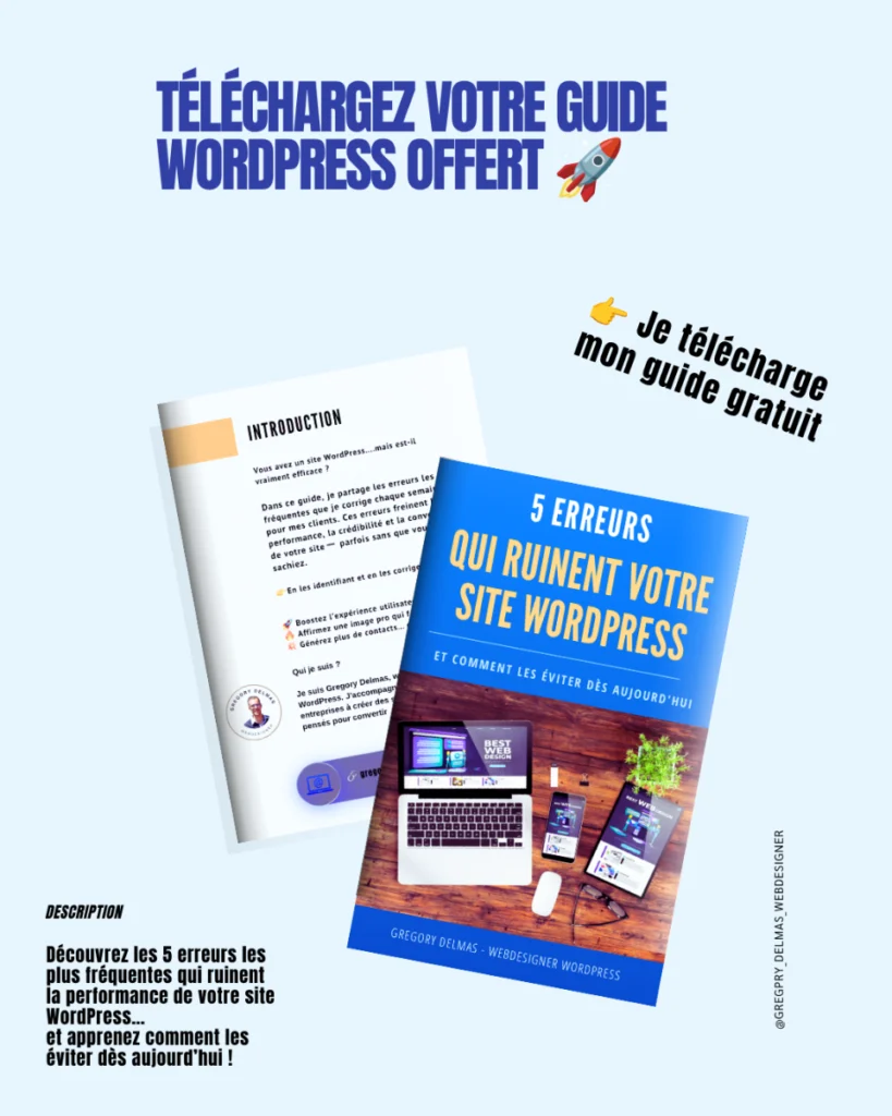 5 erreurs qui ruinent votre WordPress
